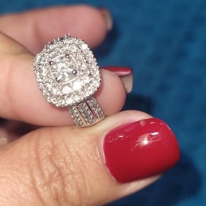 Real diamond ring.